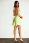 Tequila Satin Mini Dress - Apple Green | Sage and Paige AUS.