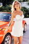 Shine Time Mini Dress - Ivory | Sage and Paige AUS.