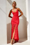 City of Angels Lace Maxi Dress - Red | Sage and Paige AUS.