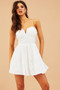Georgia Mini Dress - White | Sage and Paige AUS.