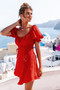 String Of Hearts Mini Dress - Red | Sage and Paige AUS.