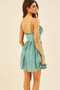 Georgia Mini Dress - Green | Sage and Paige AUS.