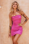 Dare You Mini Dress - Fuchsia | Sage and Paige AUS.