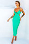 Heartbreaker Midi Dress - Emerald | Sage and Paige AUS.