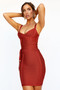 Turn Around Bandage Dress - Chocolate | Sage and Paige AUS.