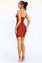 Turn Around Bandage Dress - Chocolate | Sage and Paige AUS.