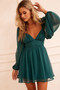 Seabreeze Mini Dress - Green | Sage and Paige AUS.