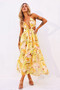 Rays Maxi Dress - Yellow Print | Sage and Paige AUS.