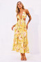 Rays Maxi Dress - Yellow Print | Sage and Paige AUS.