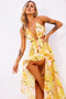 Rays Maxi Dress - Yellow Print | Sage and Paige AUS.