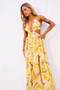 Rays Maxi Dress - Yellow Print | Sage and Paige AUS.