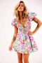 Reasons Mini Dress - Pink Multi | Sage and Paige AUS.