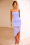 Soho Midi Dress - Cornflower | Sage and Paige AUS.