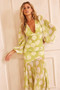 Formation Midi Dress - Lime | Sage and Paige AUS.