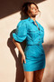 Over The Horizon Mini Dress - Blue | Sage and Paige AUS.