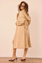 Calla Lilly Trench Coat - Camel