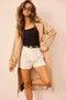 Calla Lilly Trench Coat - Camel