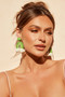 Love Full Oasis Earrings - Green | Sage and Paige AUS.