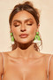Love Full Oasis Earrings - Green | Sage and Paige AUS.