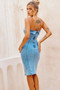 After Dark Midi Dress - Blue | Sage and Paige AUS.
