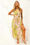 Havana Bloom Maxi Dress - Yellow Multi | Sage and Paige AUS.