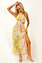 Havana Bloom Maxi Dress - Yellow Multi | Sage and Paige AUS.