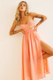 Ios Maxi Dress - Peach | Sage and Paige AUS.