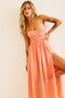 Ios Maxi Dress - Peach | Sage and Paige AUS.