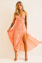 Ios Maxi Dress - Peach | Sage and Paige AUS.