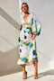 Angel Eyes Midi Dress - Multi | Sage and Paige AUS.