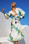 Angel Eyes Midi Dress - Multi | Sage and Paige AUS.