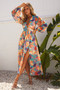 Shooting Stars Maxi Dress - Orange Multi | Sage and Paige AUS.