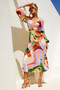 Joaquin Midi Dress - Orange Multi | Sage and Paige AUS.