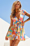 Carlotta Mini Dress - Yellow Multi | Sage and Paige AUS.