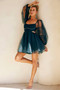Saint Malo Mini Dress - Forest Green | Sage and Paige AUS.