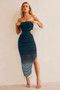 Dream On Midi Dress - Dark Teal | Sage and Paige AUS.