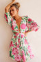Rose Garden Mini Dress - Pink Multi | Sage and Paige AUS.