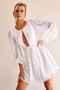 Tara Mini Dress - White | Sage and Paige AUS.