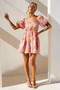 Woodington Sky Mini Dress - Orange | Sage and Paige AUS.
