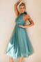 Her Statement Midi Dress - Sage | Sage and Paige AUS.
