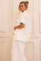 Future Face Denim Midi Skirt - White | Sage and Paige AUS.
