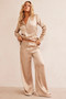 Brooklin Satin Shirt - Champagne | Sage and Paige AUS.