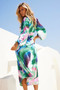 Joaquin Midi Dress - Pink Multi | Sage and Paige AUS.