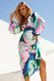 Joaquin Midi Dress - Pink Multi | Sage and Paige AUS.