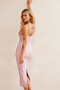 One Delia Midi Dress - Blush | Sage and Paige AUS.
