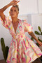 Wander Mini Dress - Pink Multi | Sage and Paige AUS.