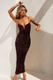 Lindsey Midi Dress - Wine | Sage and Paige AUS.