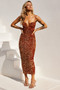 Lindsey Midi Dress - Copper | Sage and Paige AUS.