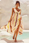 Plans For Summer Maxi Dress - Tan Multi | Sage and Paige AUS.