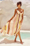 Plans For Summer Maxi Dress - Tan Multi | Sage and Paige AUS.
